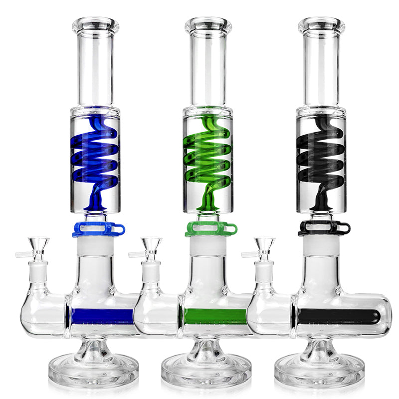 16 inches Glycerin Inline Perc Bong