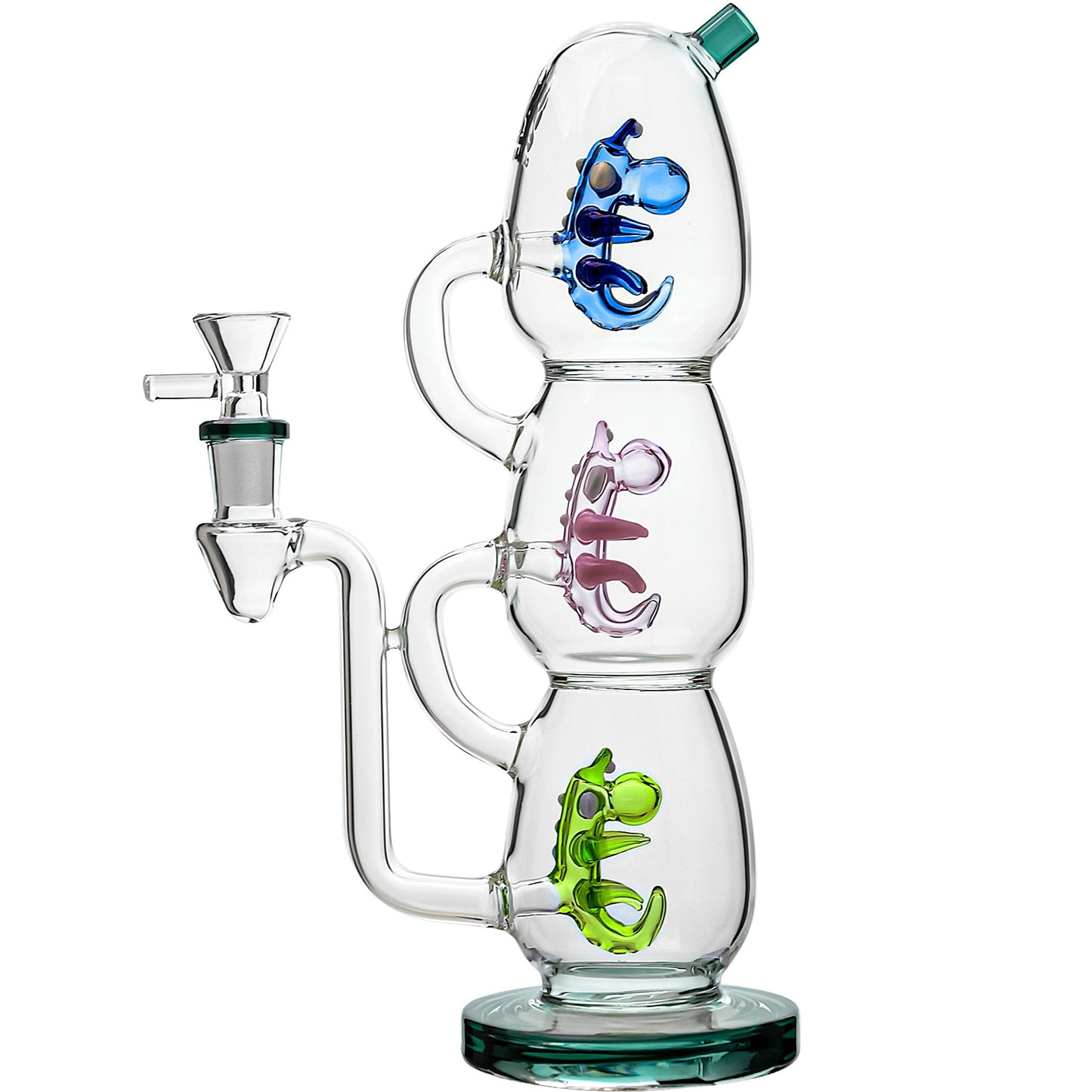 Calibear 11'' Triple Dino Tower Bong