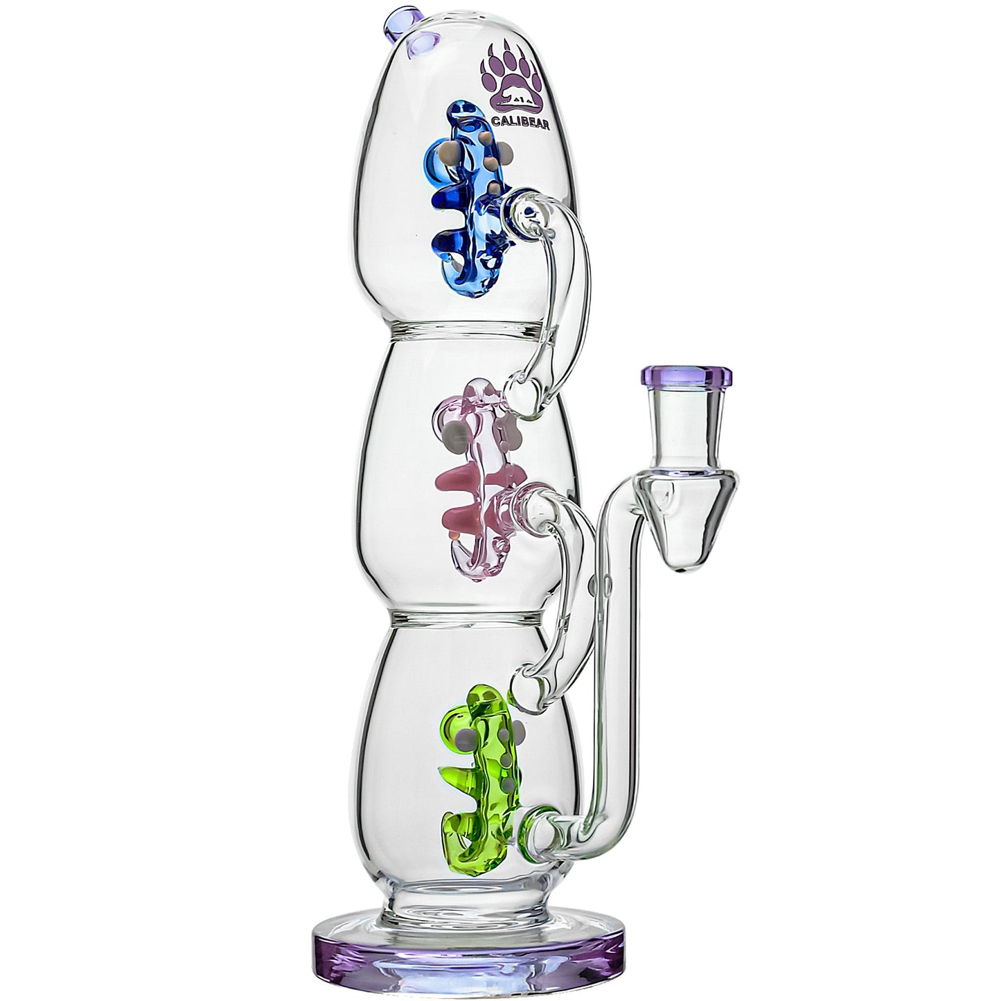 Calibear 11'' Triple Dino Tower Bong