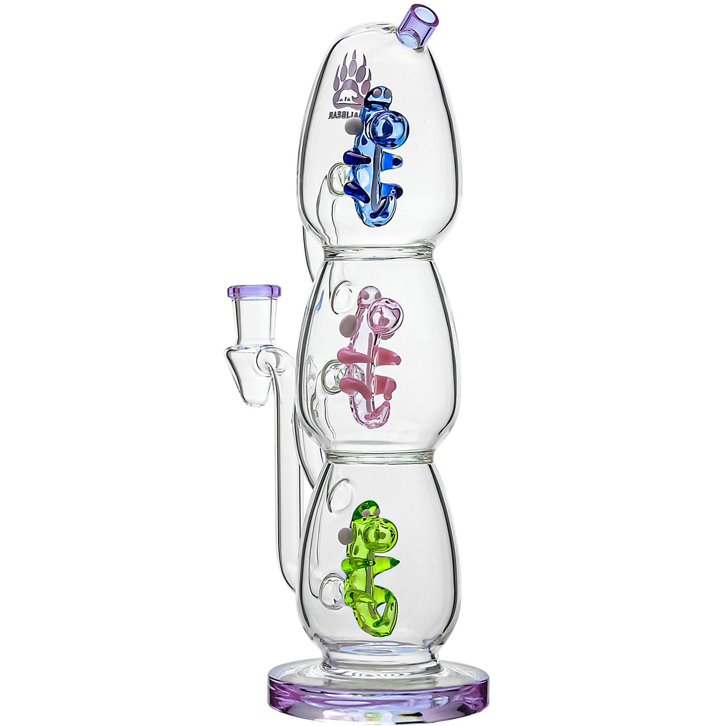 Calibear 11'' Triple Dino Tower Bong